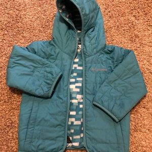 3t reversible Columbia toddler coat